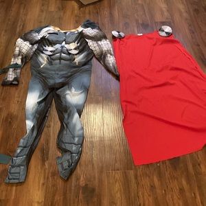 Mens Thor costume with cape